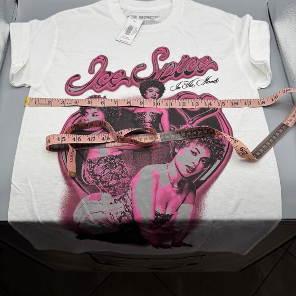 Ice Spice In Ha Mood Rap Promo T-Shirt White SMALL New - Picture 3 of 6